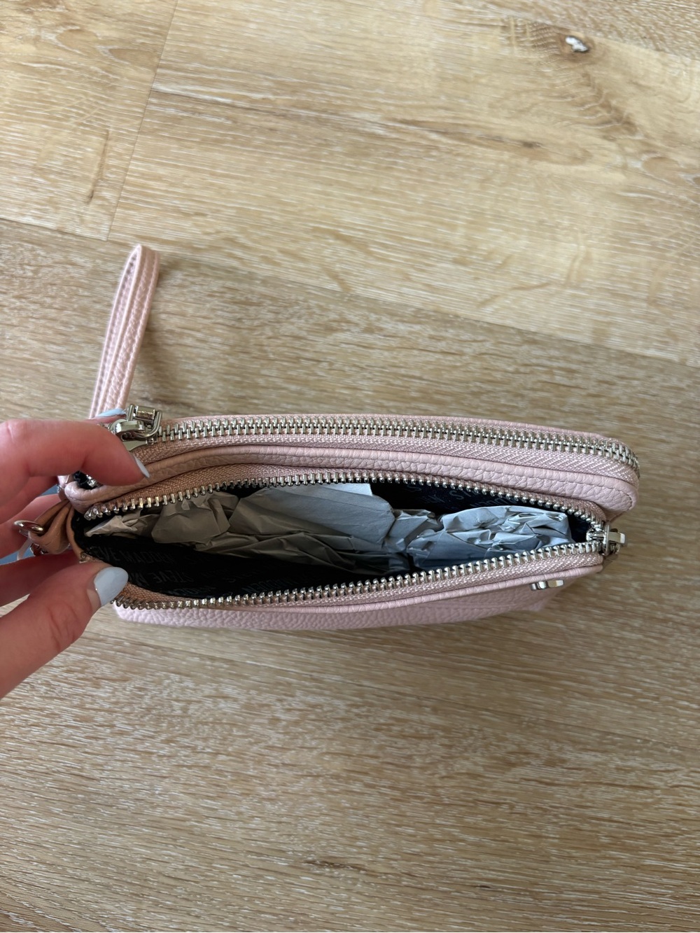 NWT Steve Madden Blush Pink Wristlet Wallet - Picture 8 of 10